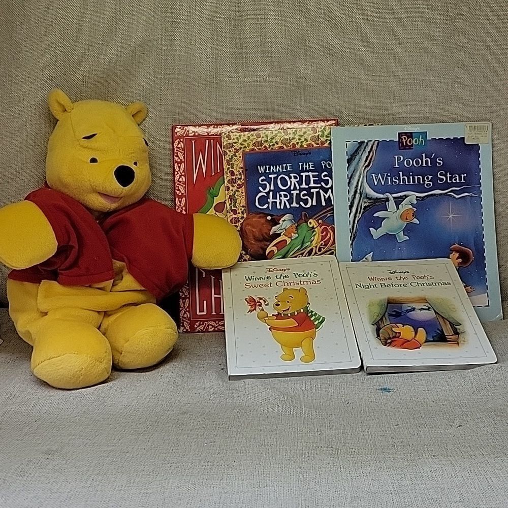 Winnie the Pooh  books and‎ fold up pillow